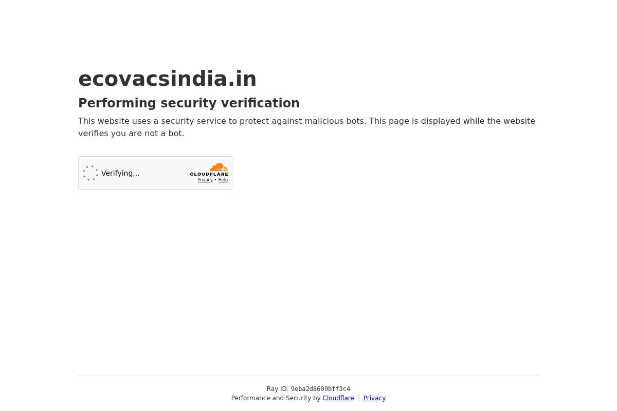ecovacsindia.in homepage screenshot