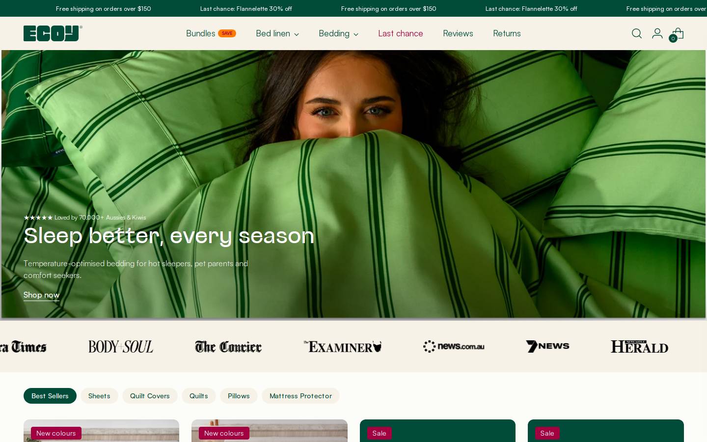 ecoy.com.au homepage screenshot