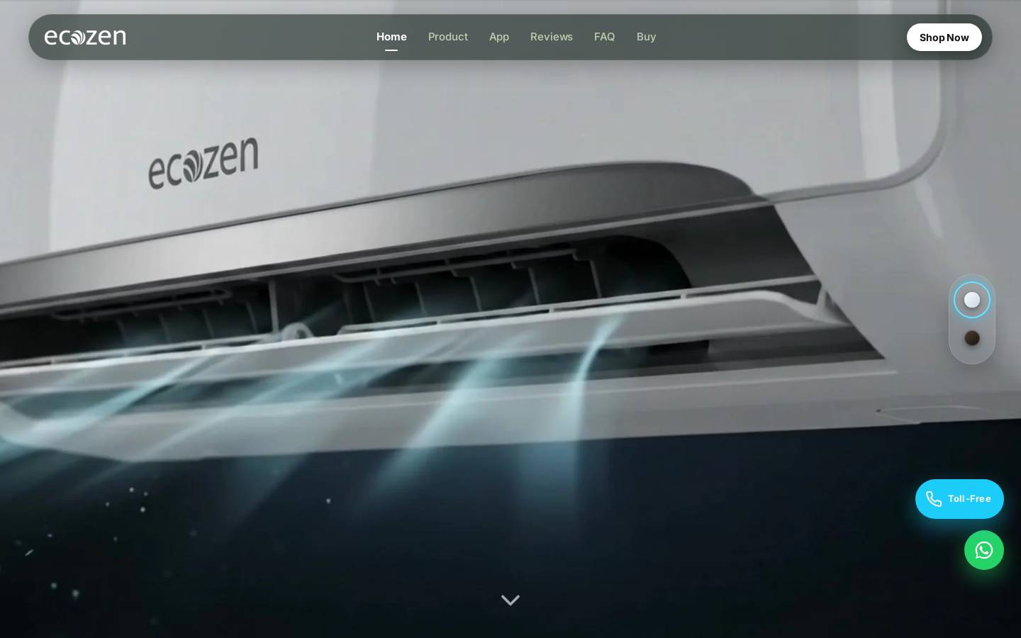 ecozen.homes homepage screenshot