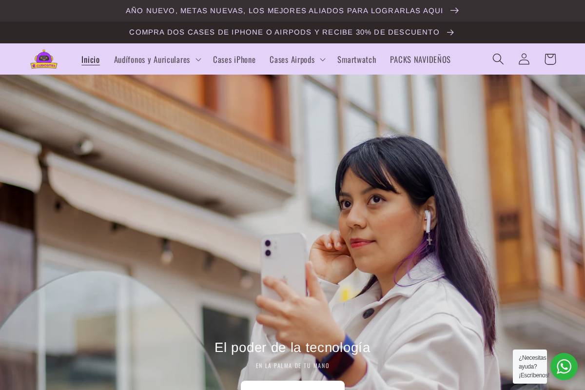 ecuriositiesperu.com homepage screenshot