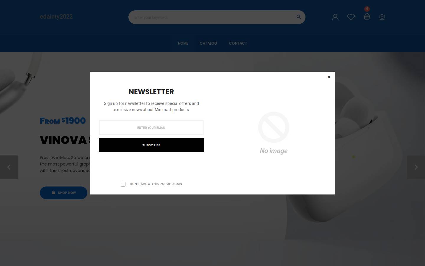 edainty.com homepage screenshot