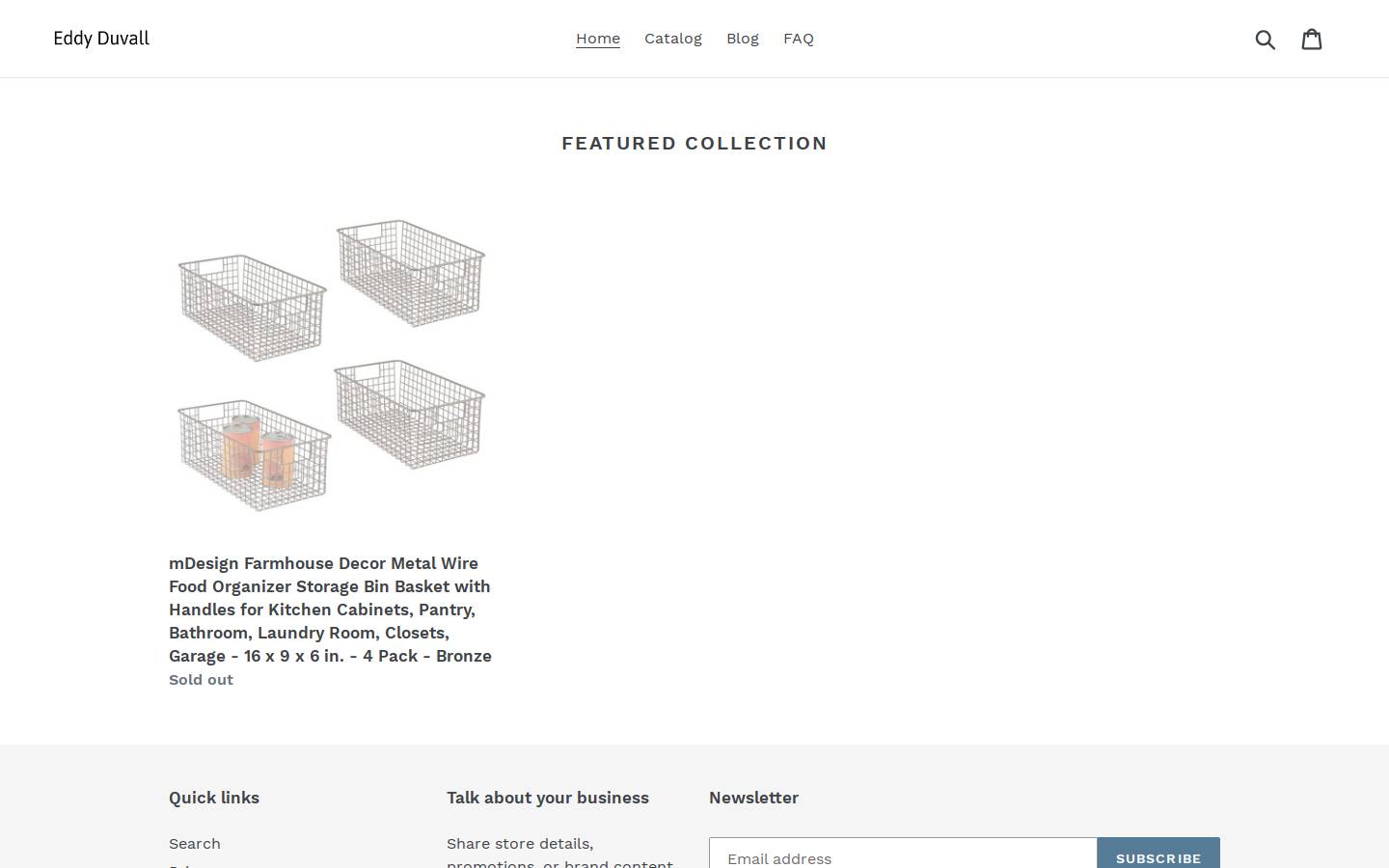 eddyduvall.com homepage screenshot
