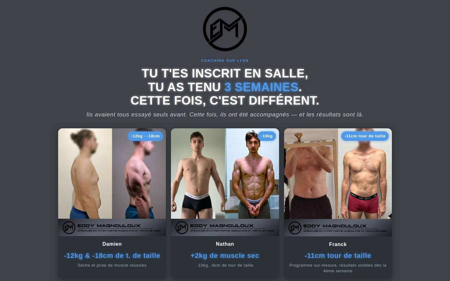 eddymagnouloux.com homepage screenshot