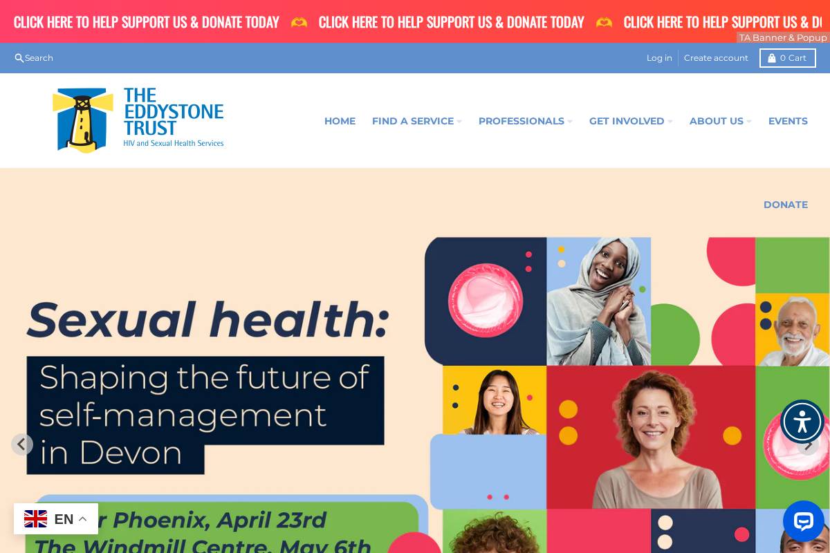 eddystone.org.uk homepage screenshot