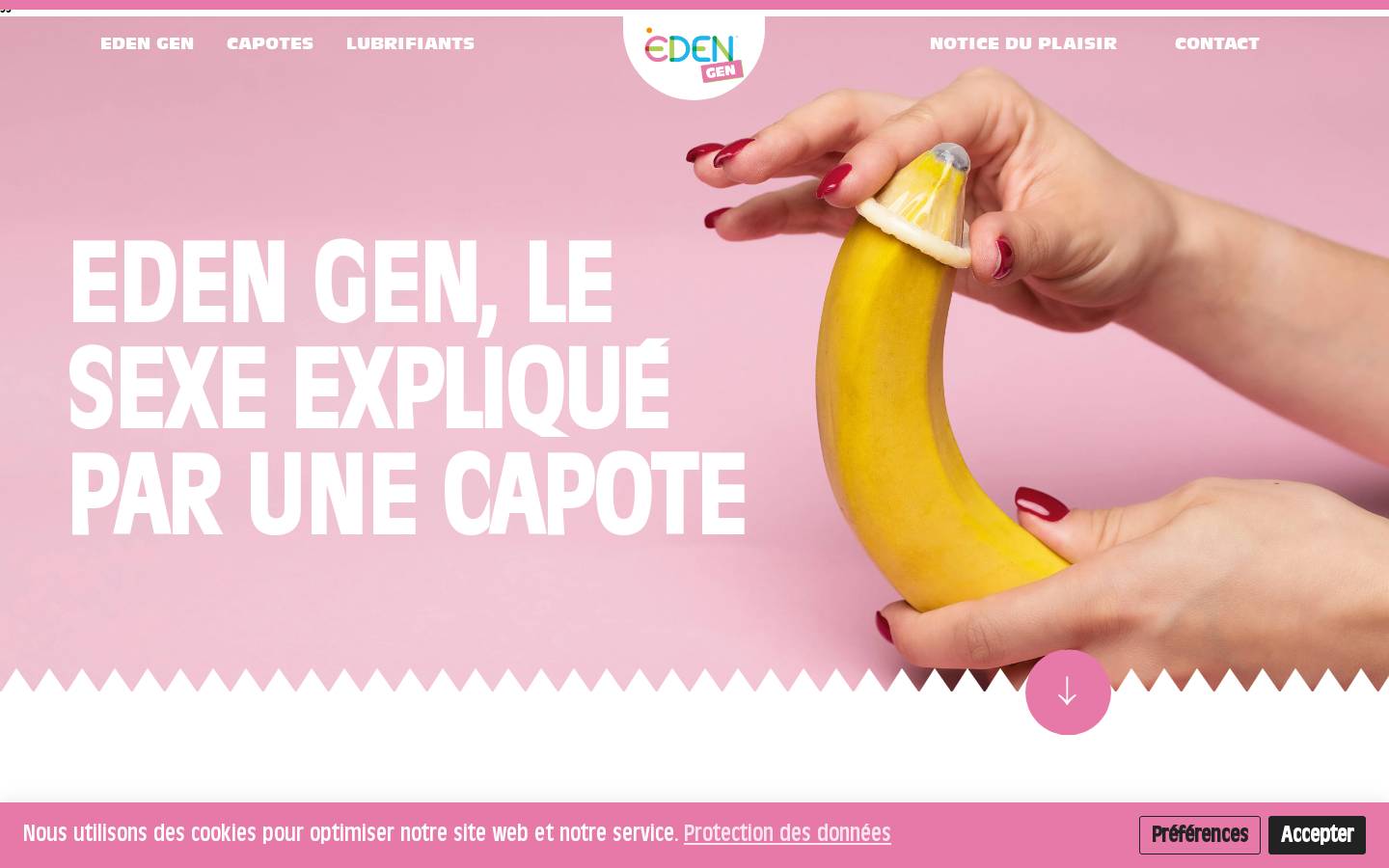 eden-gen.fr homepage screenshot