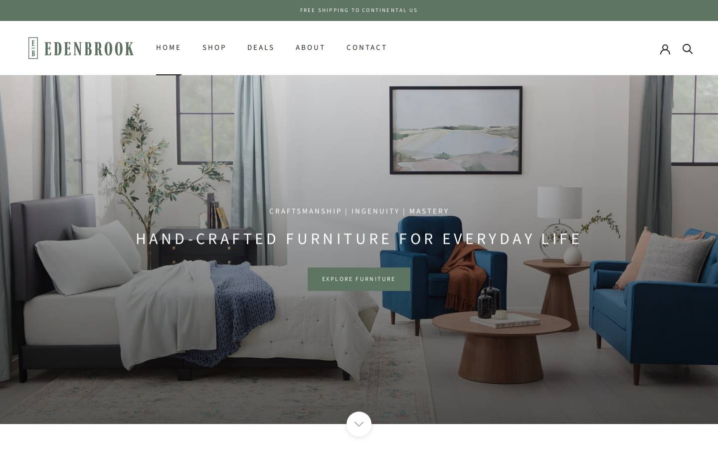 edenbrookhome.com homepage screenshot