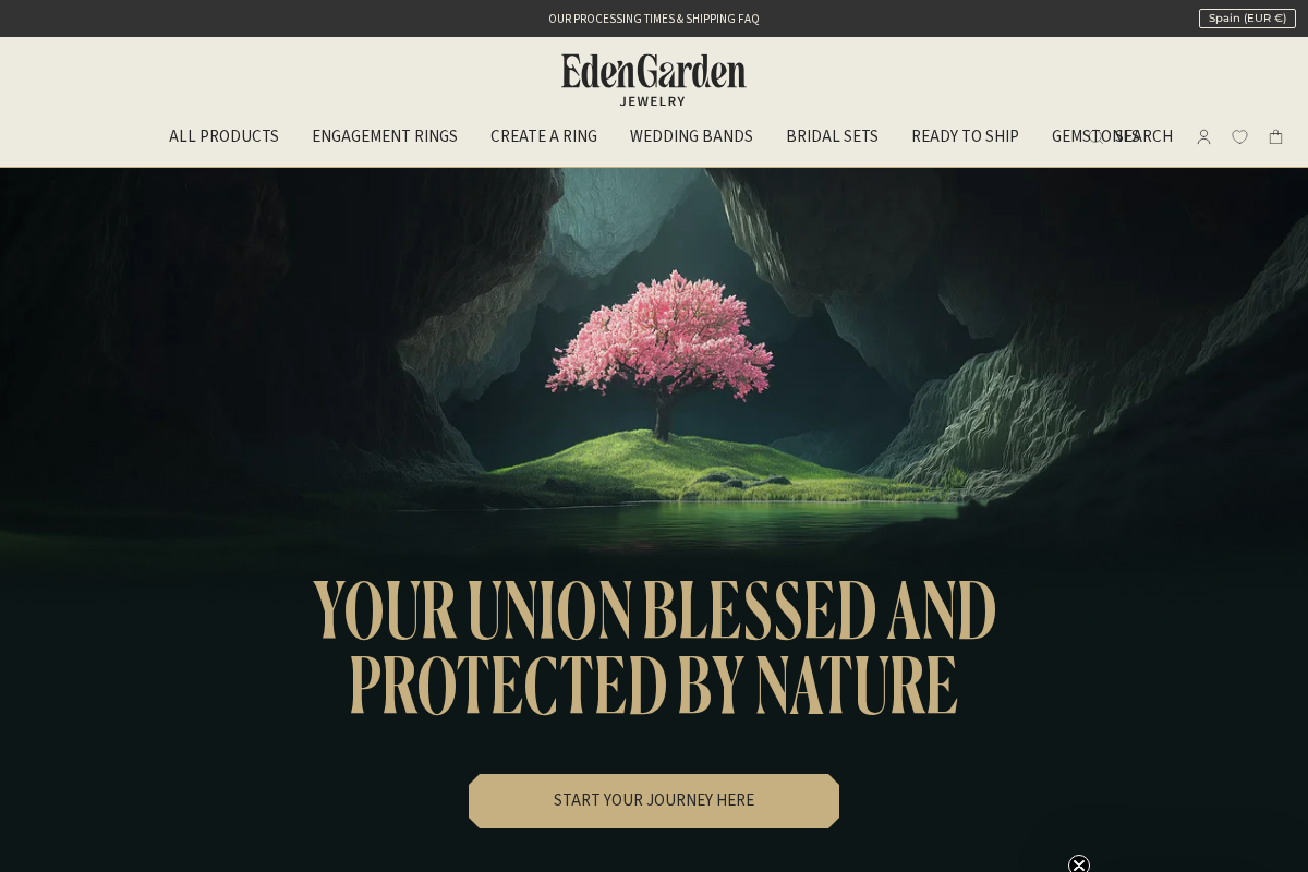 Eden Garden Jewelry™ homepage screenshot