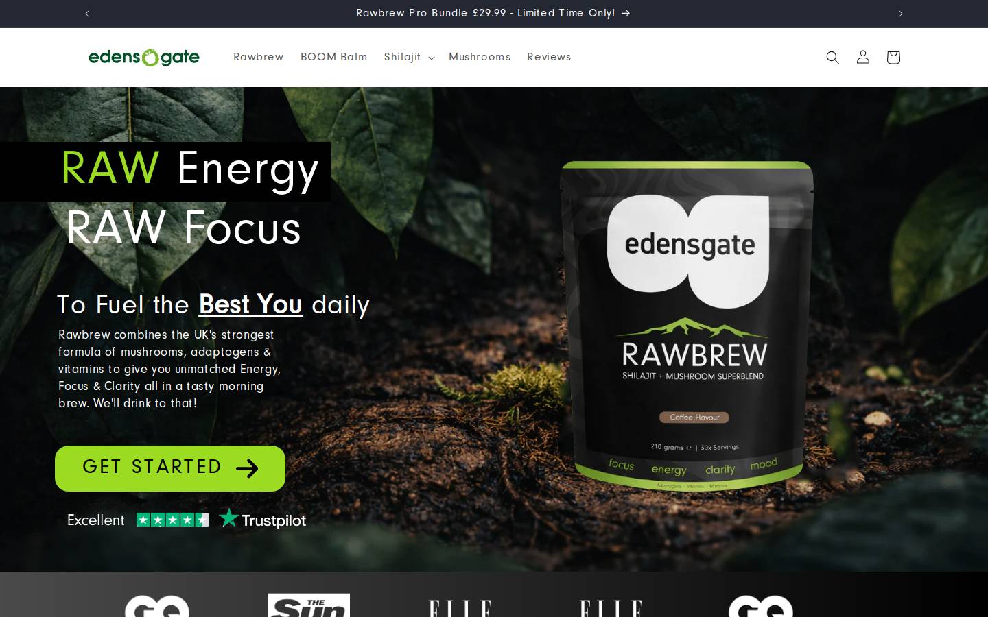 edensgateuk.com homepage screenshot