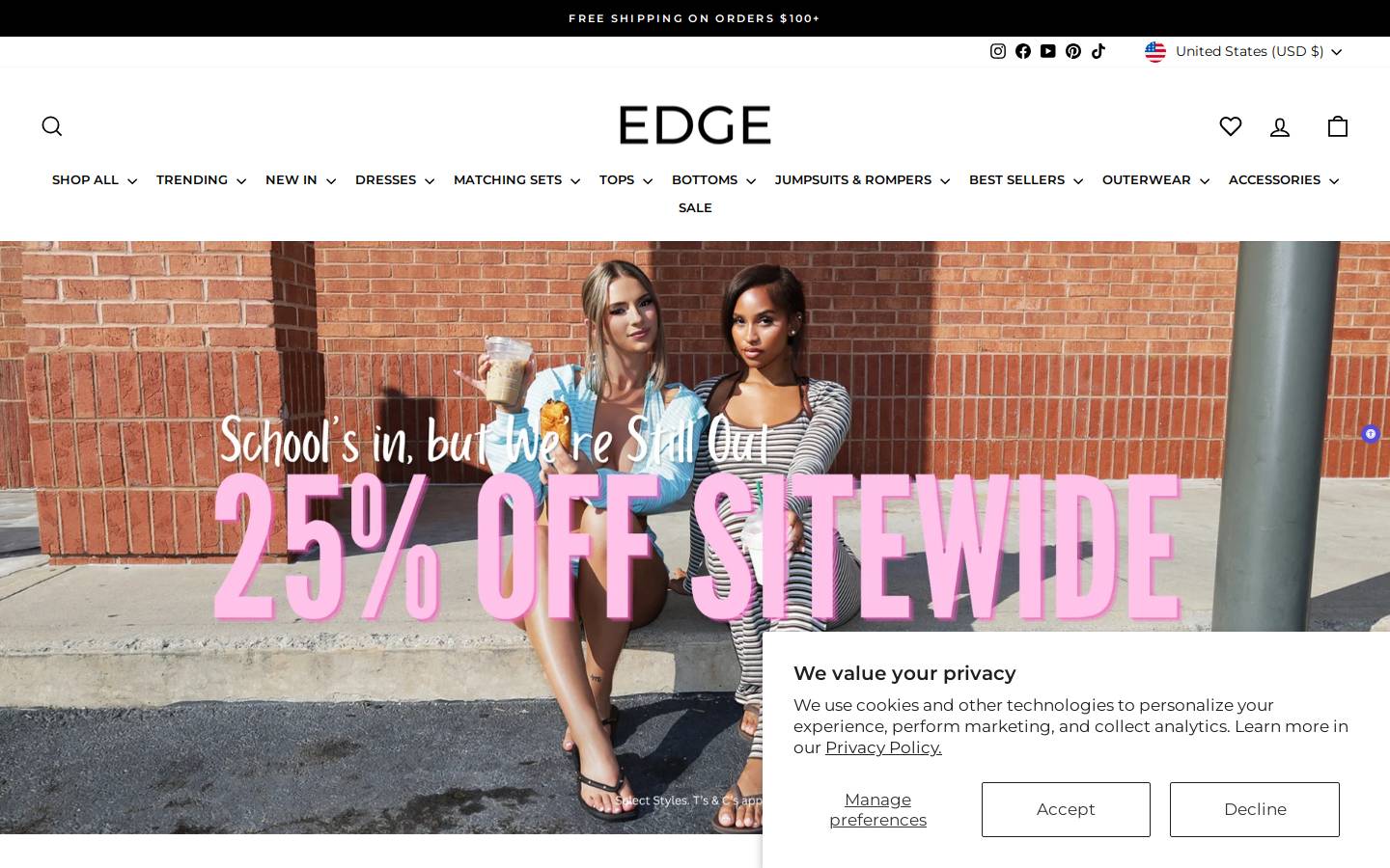 edgebyks.com homepage screenshot