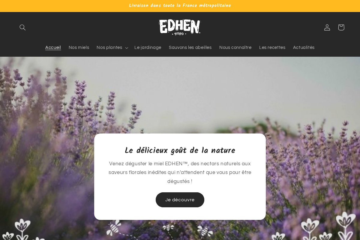 EDHEN™ (edhen food) homepage screenshot