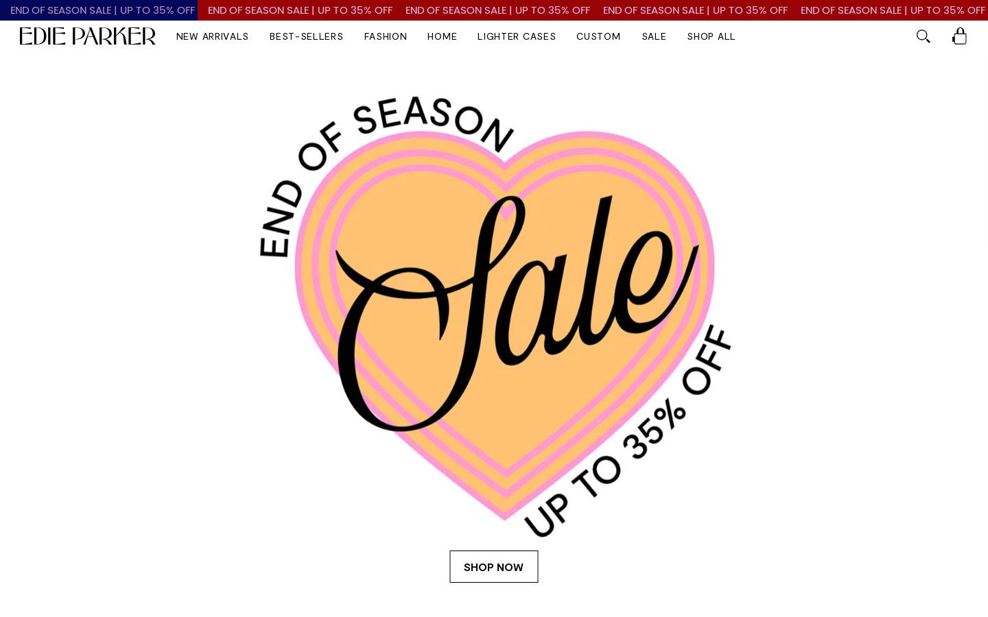 edie-parker.com homepage screenshot