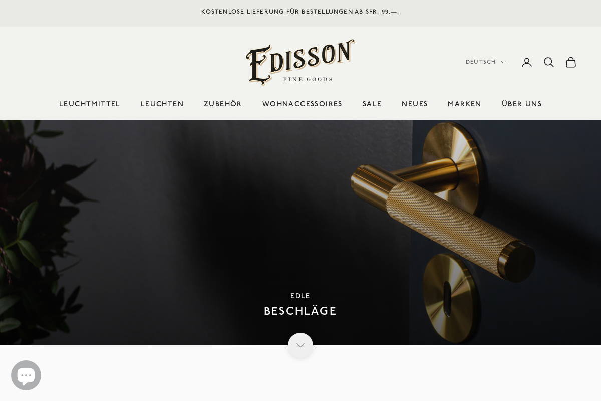 Edisson homepage screenshot