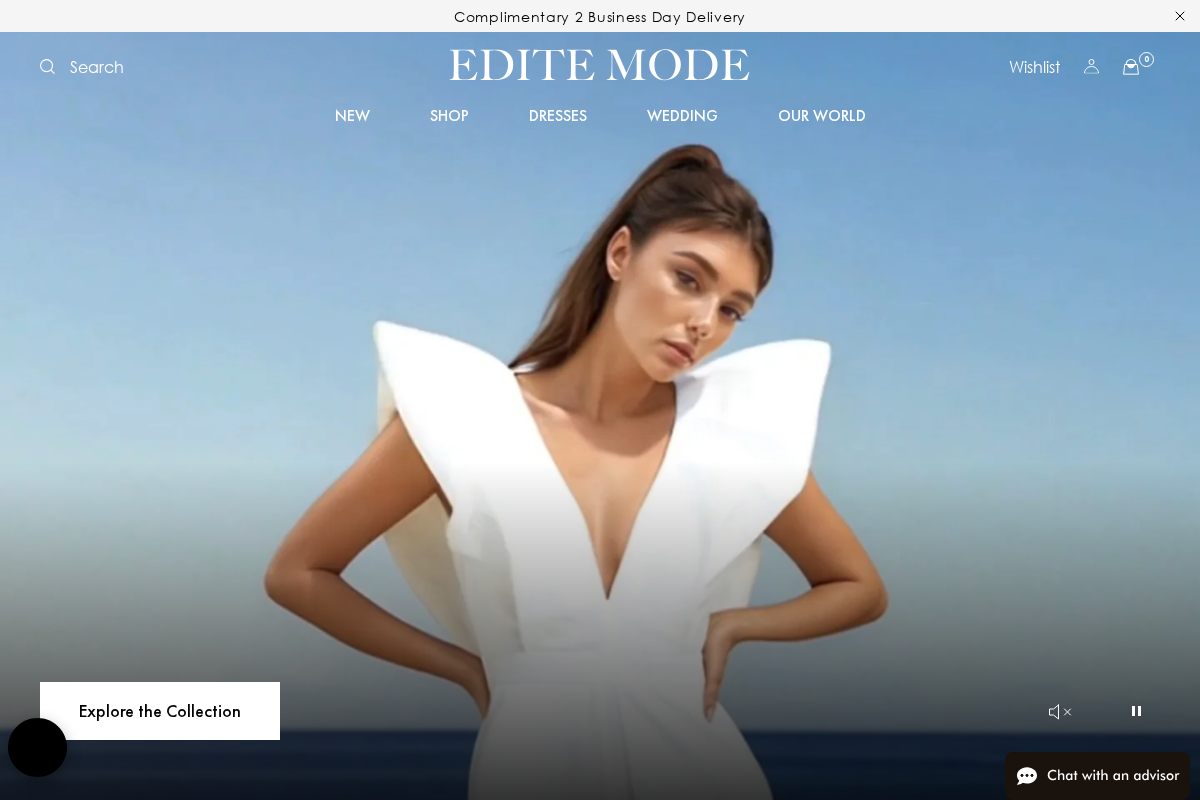 EDITE MODE homepage screenshot