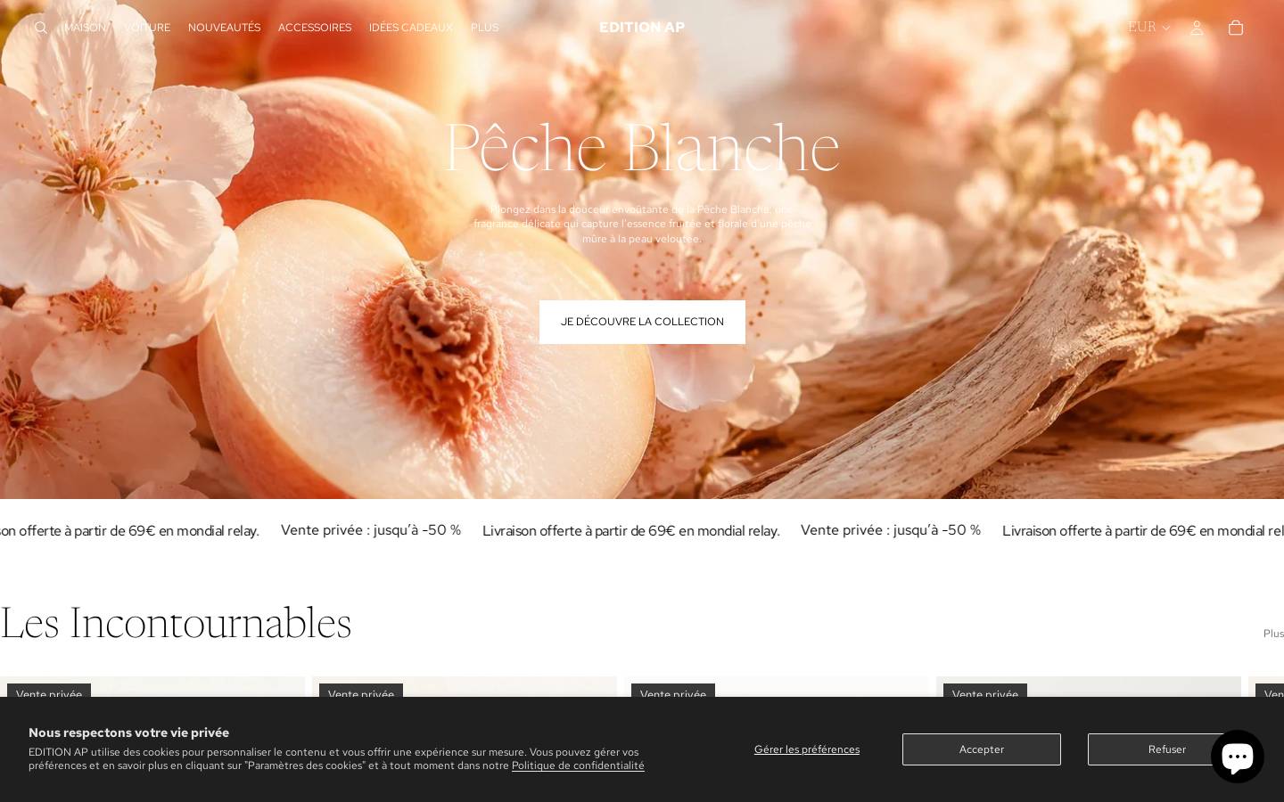editionsap.com homepage screenshot