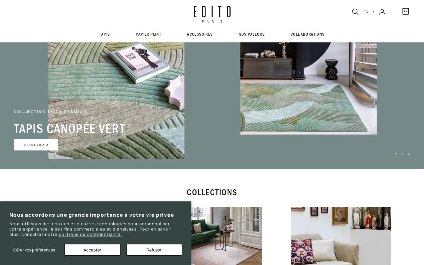 edito.paris homepage screenshot