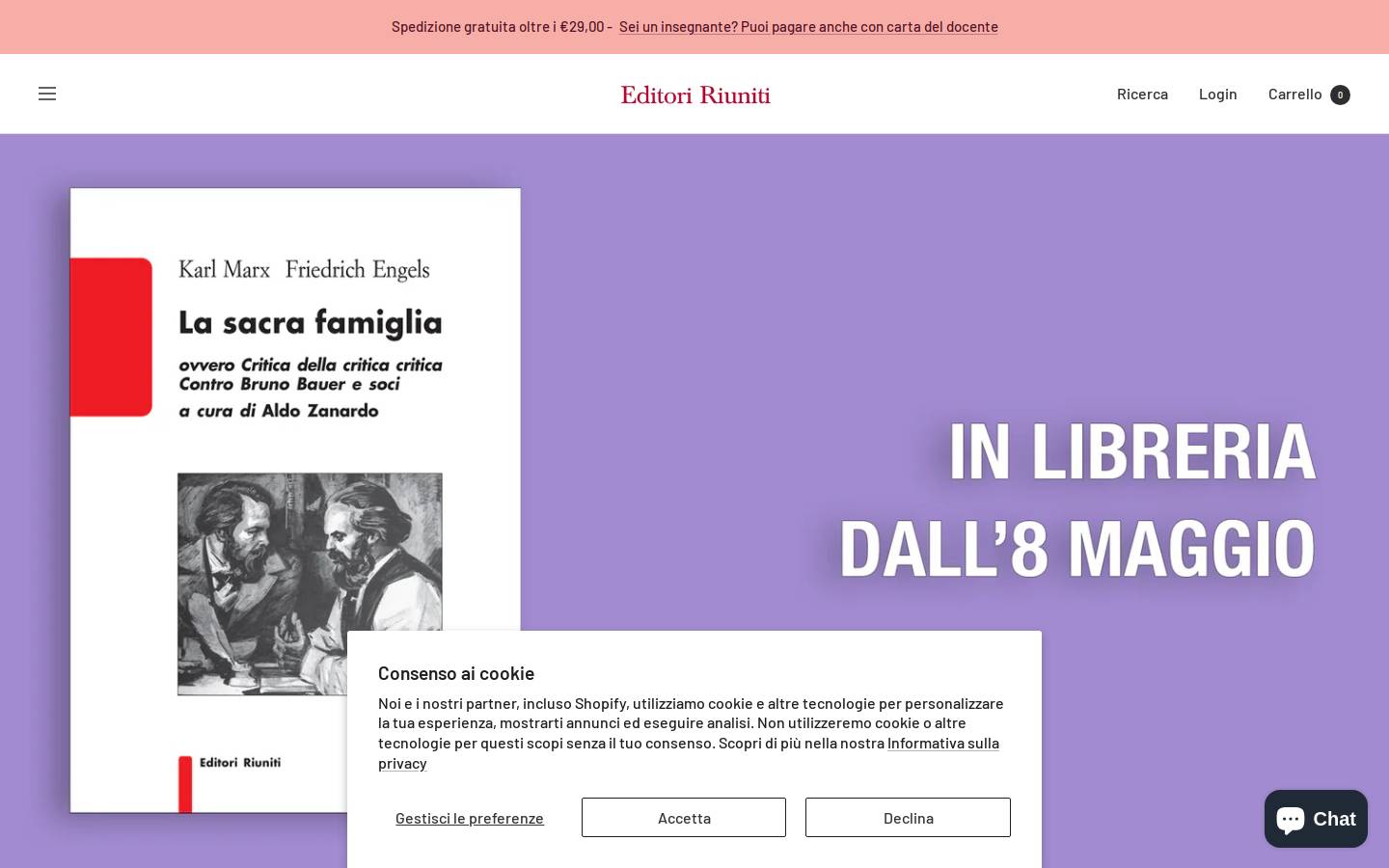 editoririunitiuniversitypress.com homepage screenshot