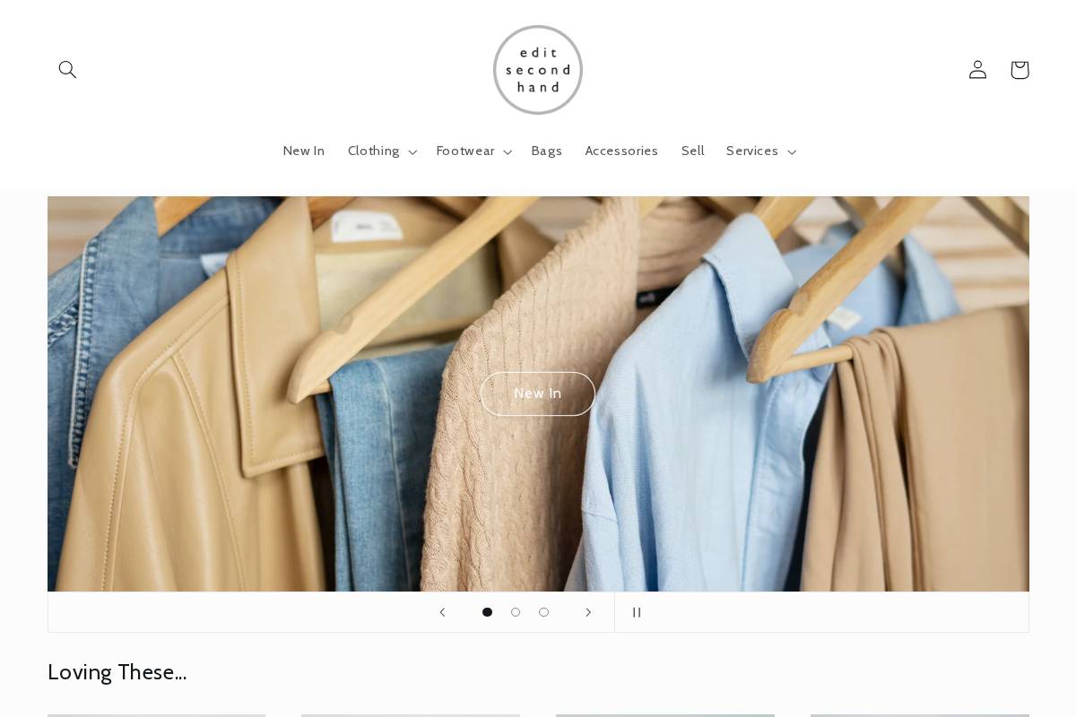 editsecondhand homepage screenshot