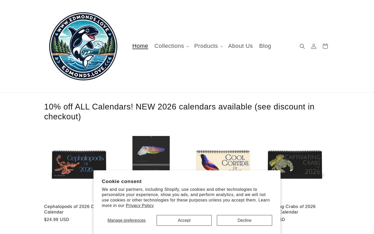 edmonds.love homepage screenshot