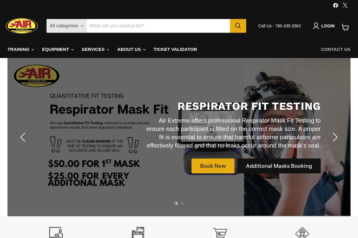 edmontonsafetysupplies.com homepage screenshot