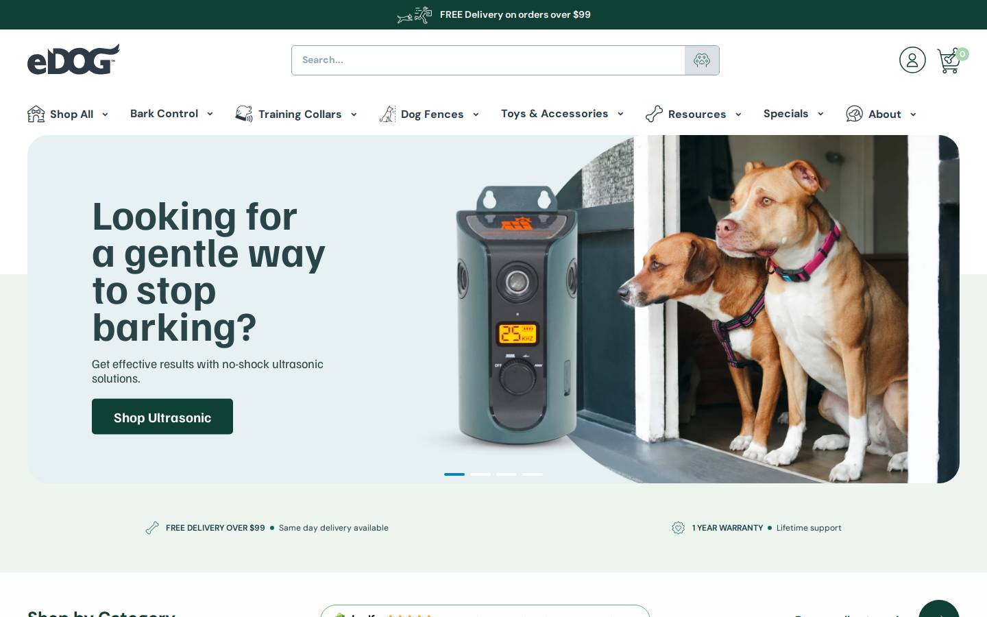 edog.co.nz homepage screenshot