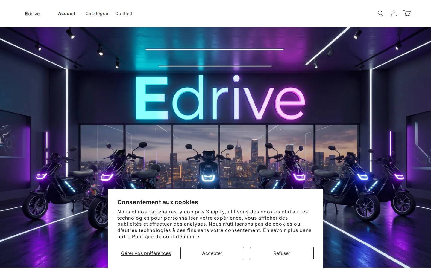 edrive-boutique.com homepage screenshot