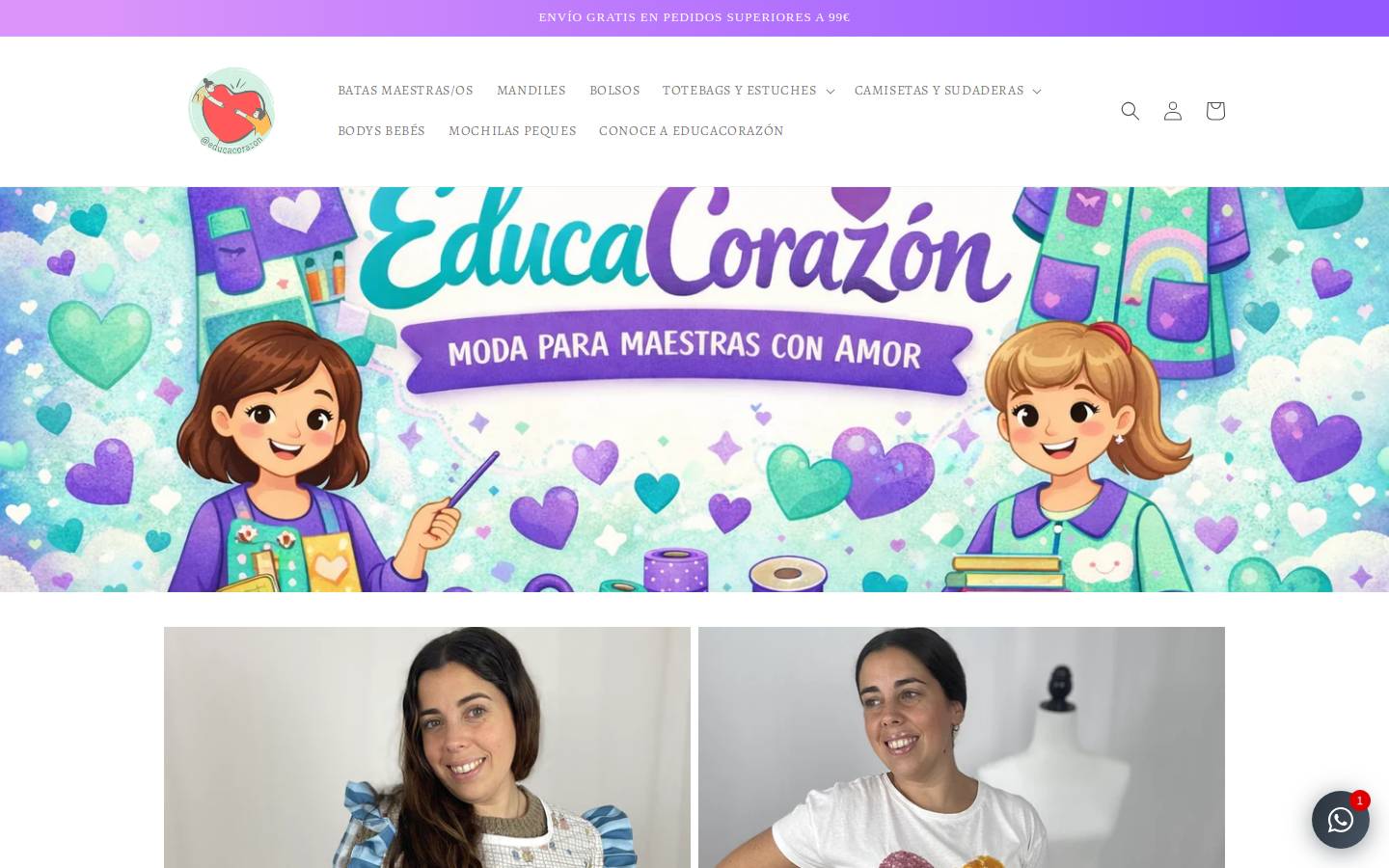 educacorazon.com homepage screenshot