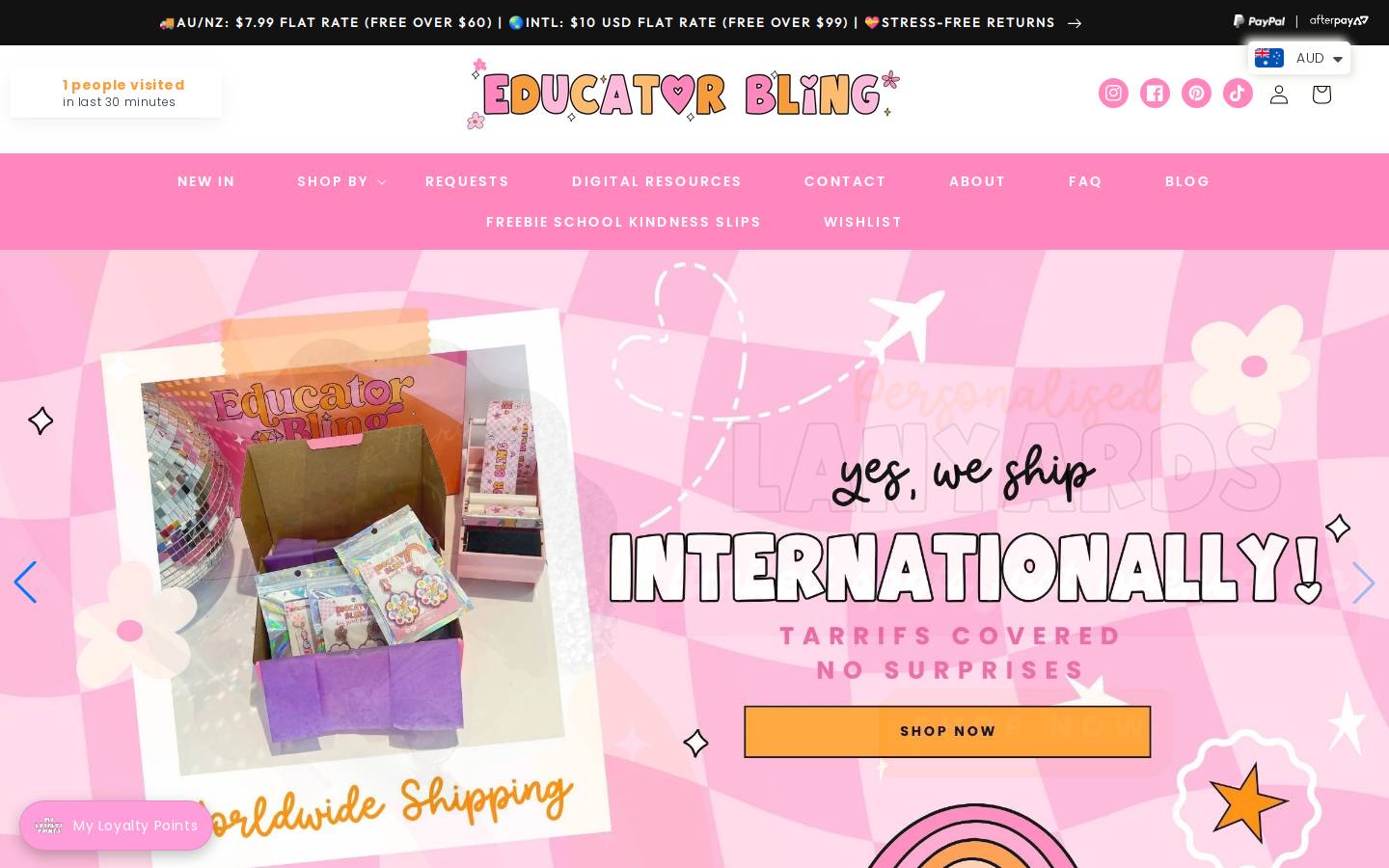 educatorbling.com homepage screenshot