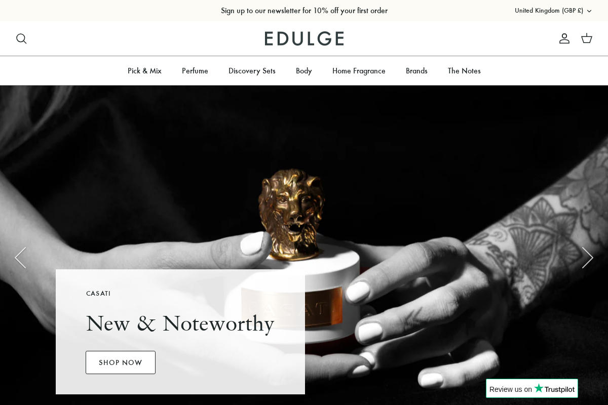 Edulge homepage screenshot