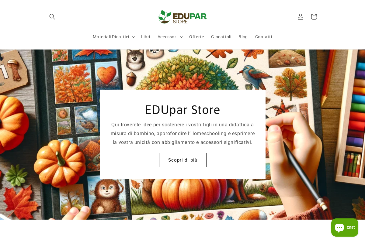 EduPar Shop homepage screenshot