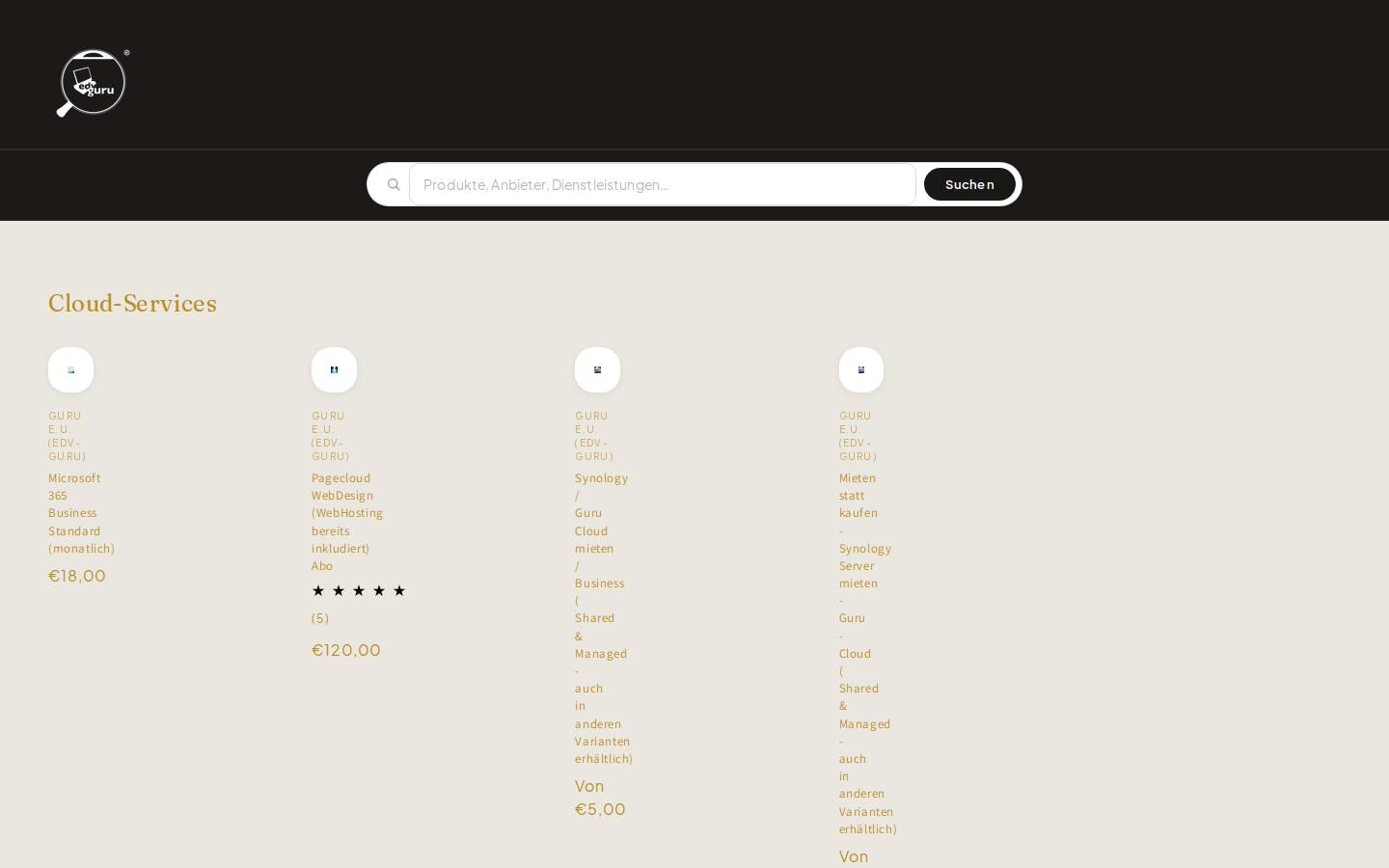 edv-guru.eu homepage screenshot