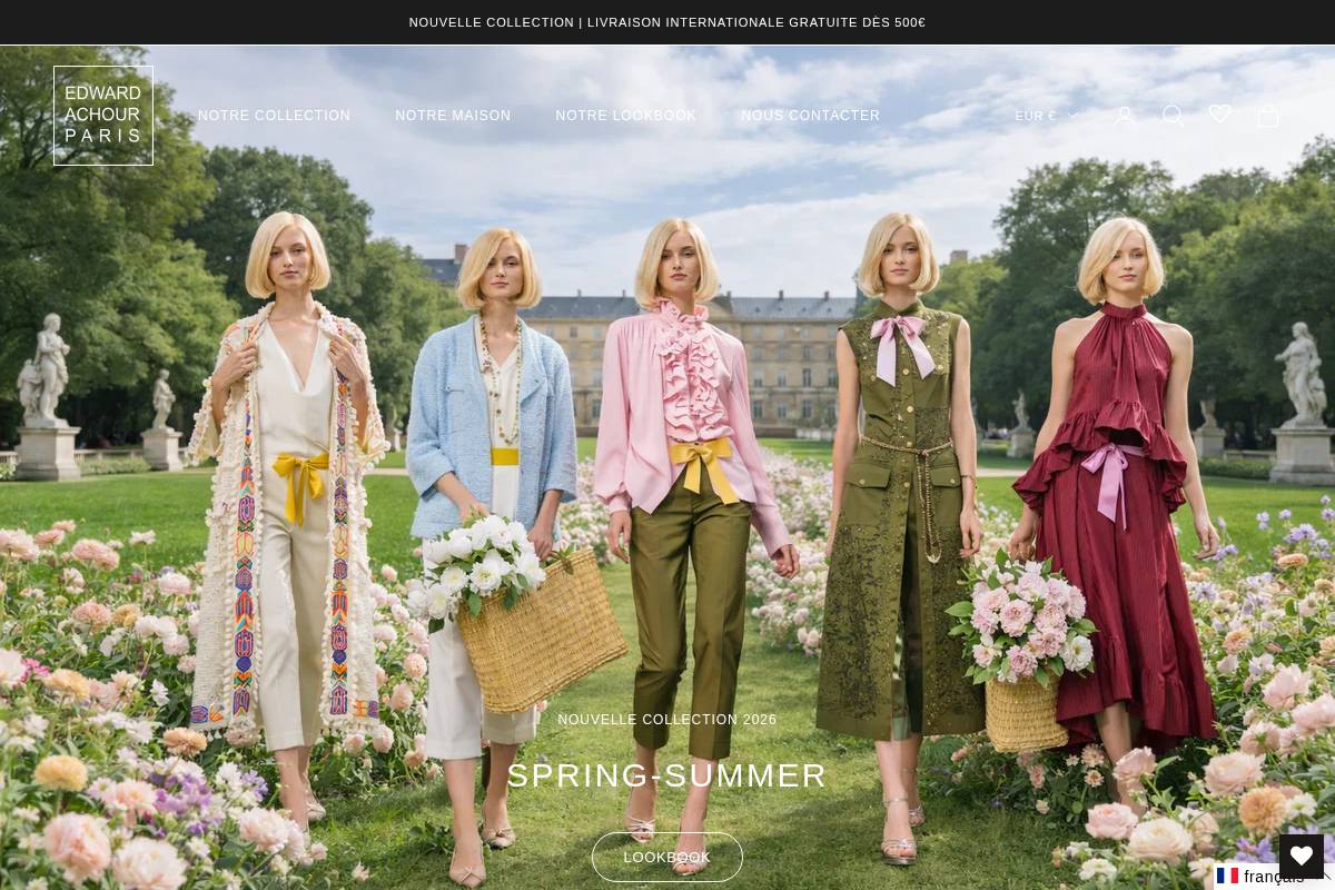 edwardachour.com homepage screenshot