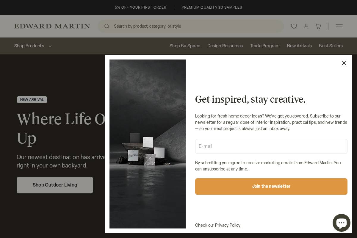 Edward Martin homepage screenshot