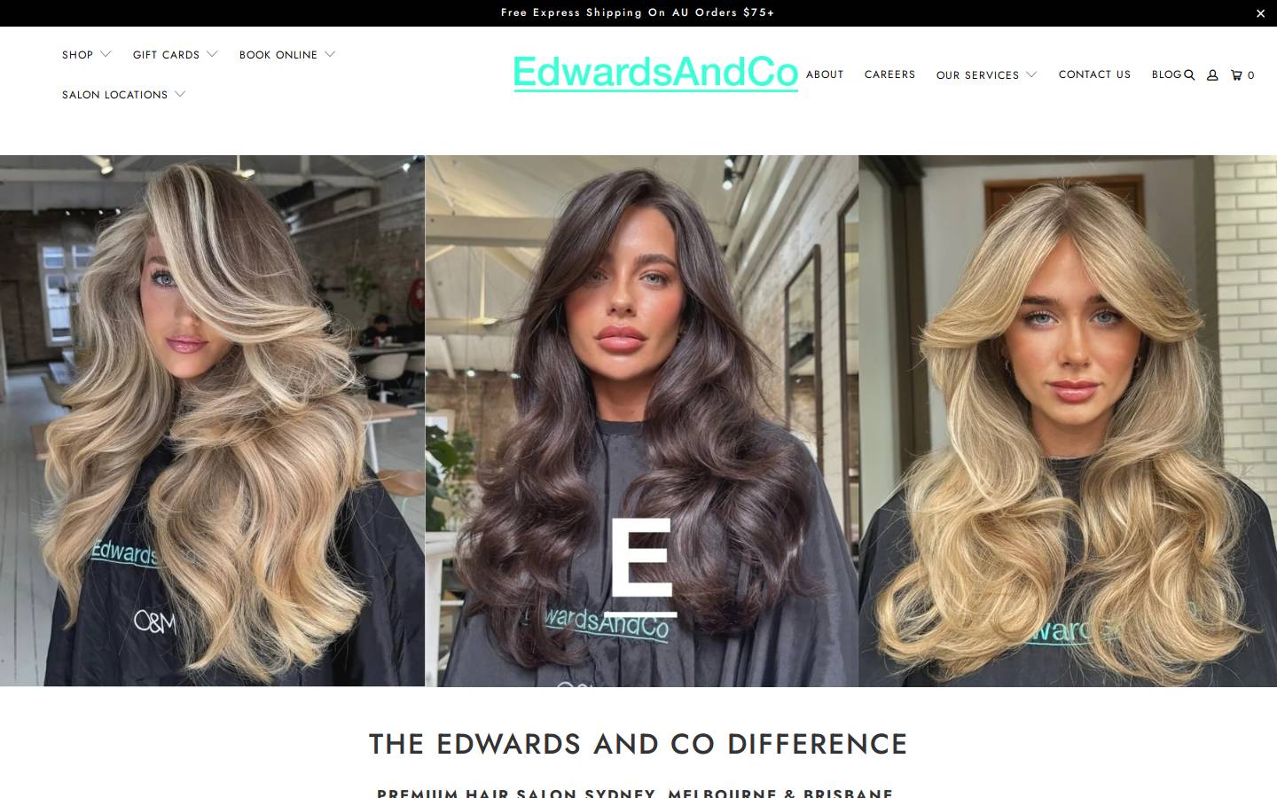 edwardsandco.com.au homepage screenshot