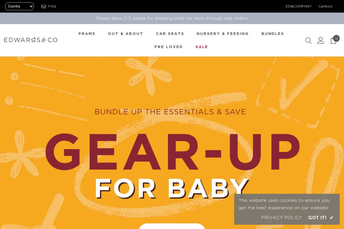 Edwards & Co homepage screenshot