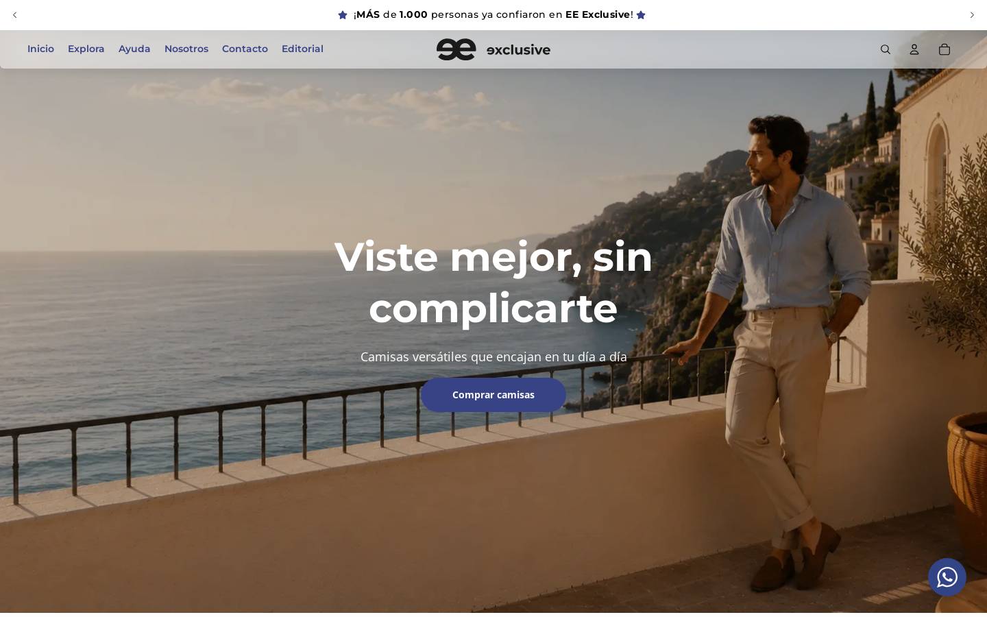 eeexclusive.com homepage screenshot