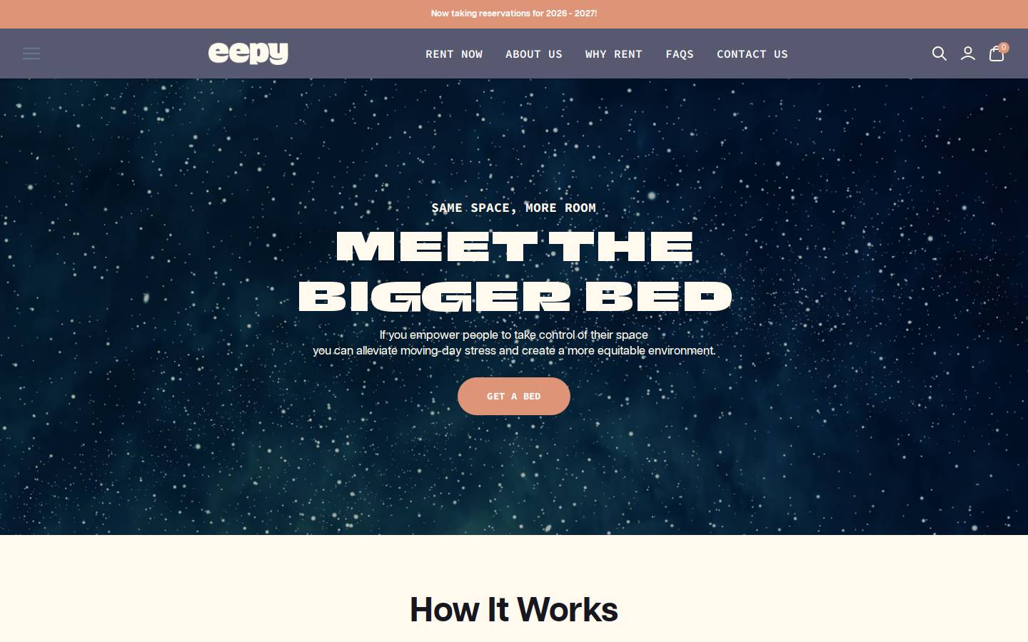 eepy.com homepage screenshot