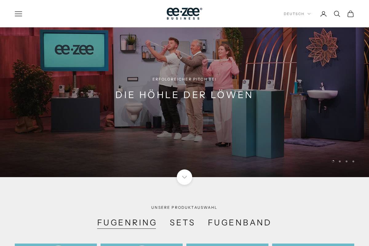 eezee.de homepage screenshot