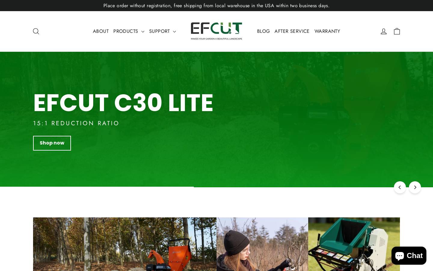 efcut.com homepage screenshot