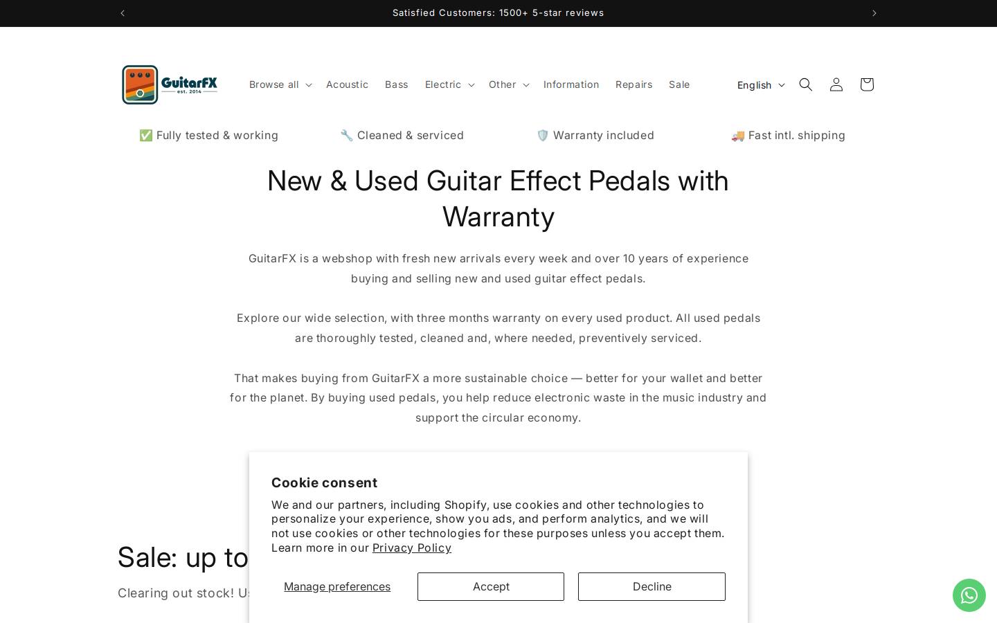 effectpedaal.nl homepage screenshot