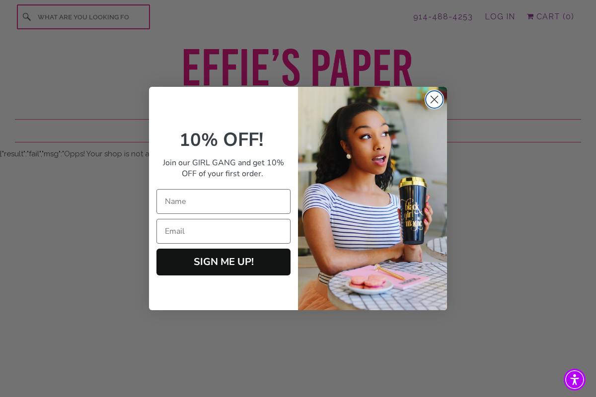effiespaper.com homepage screenshot