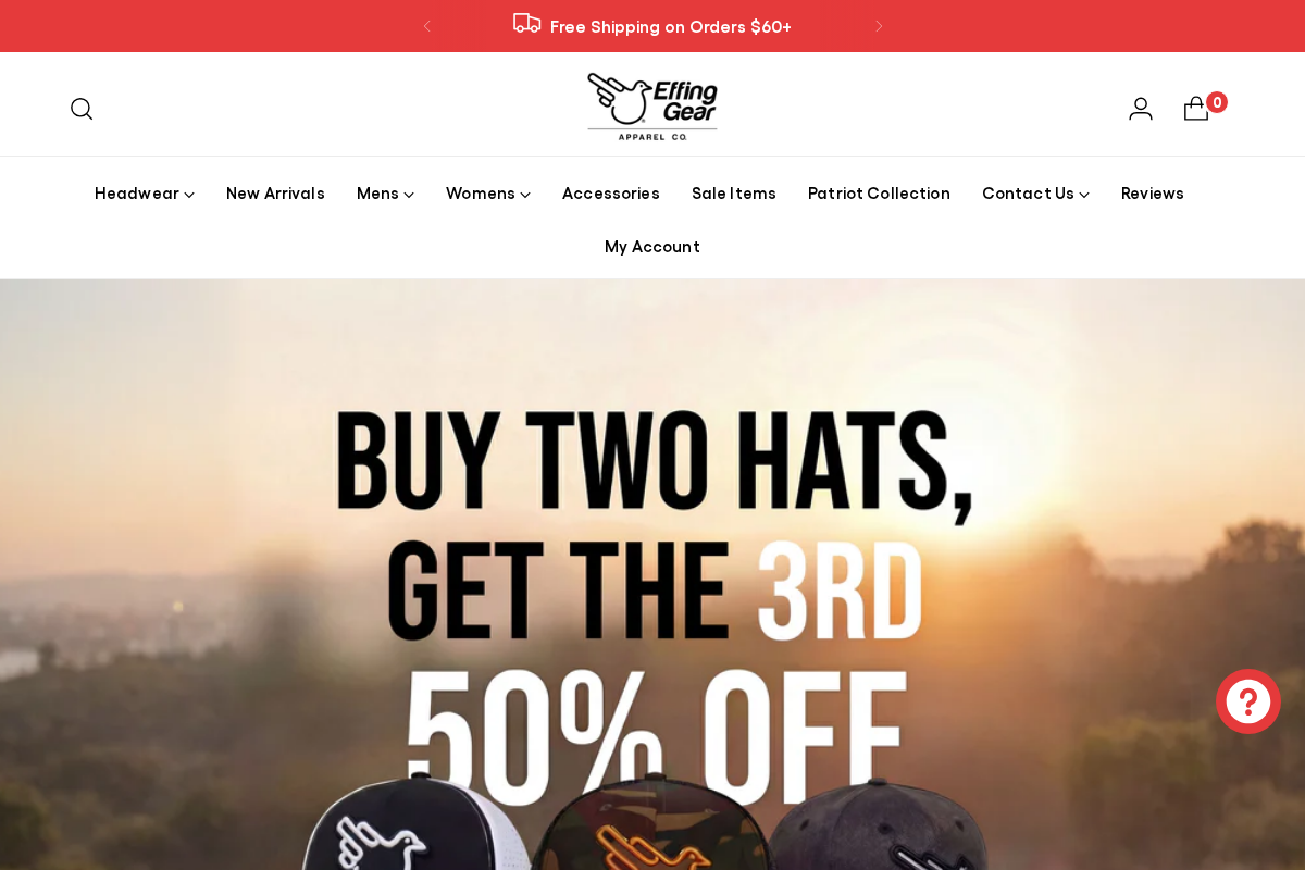 effinggear.com homepage screenshot