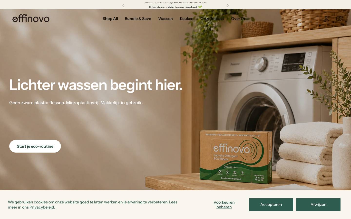effinovo.com homepage screenshot