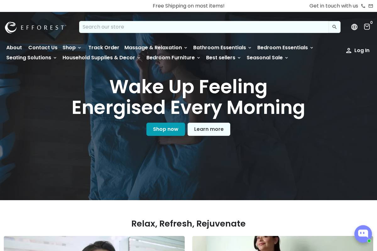 efforest.com homepage screenshot