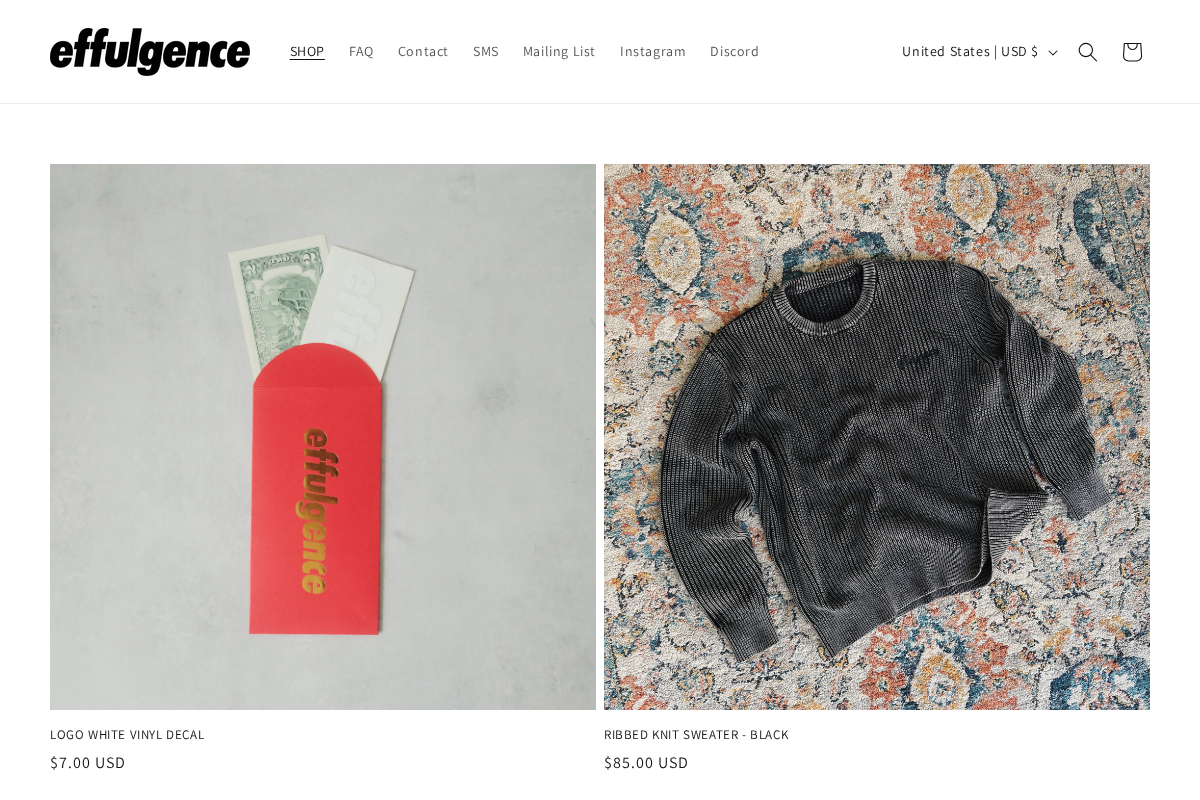 effulgencesf homepage screenshot