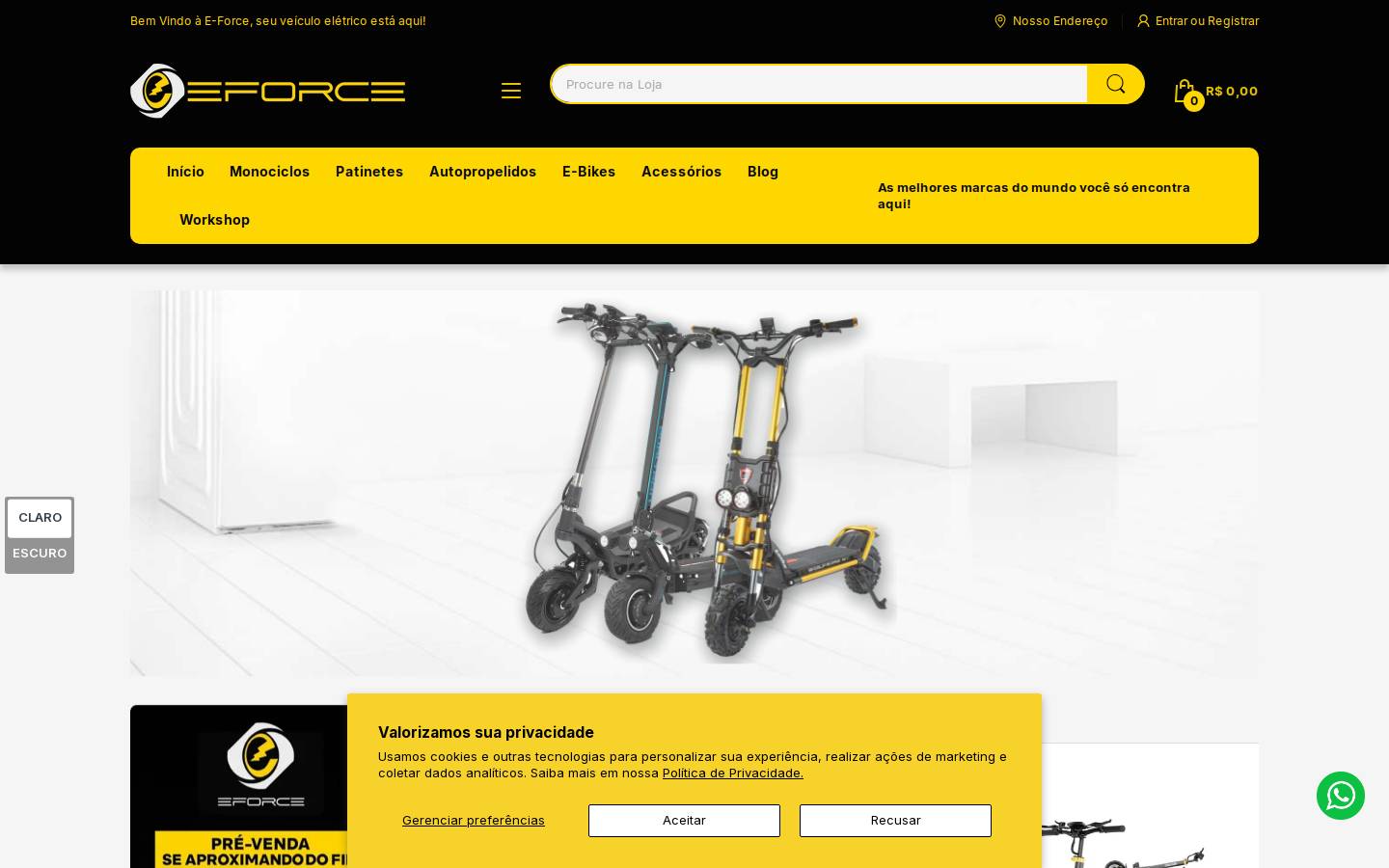 eforce.mobi homepage screenshot