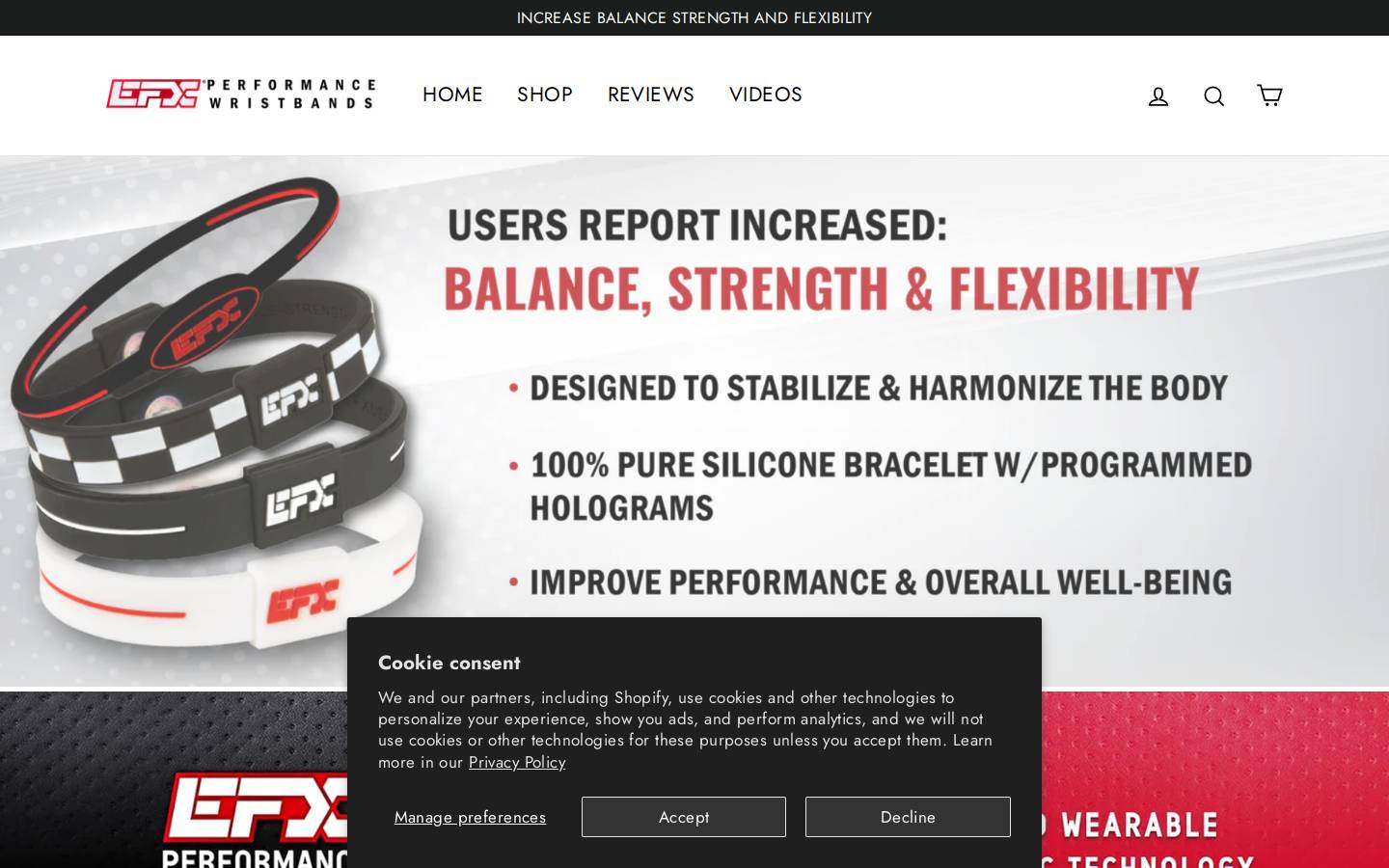 efxusa.com homepage screenshot