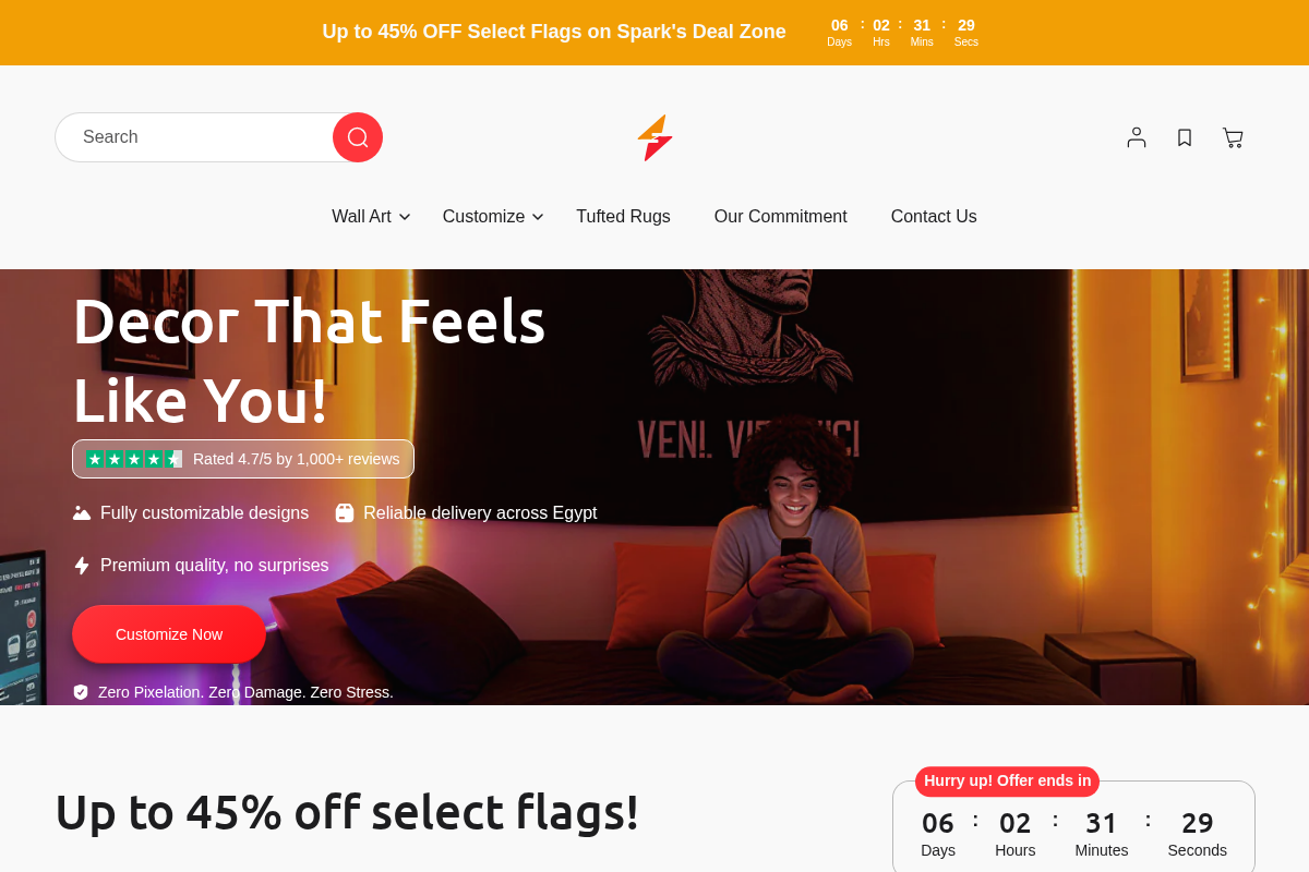 Spark Store homepage screenshot
