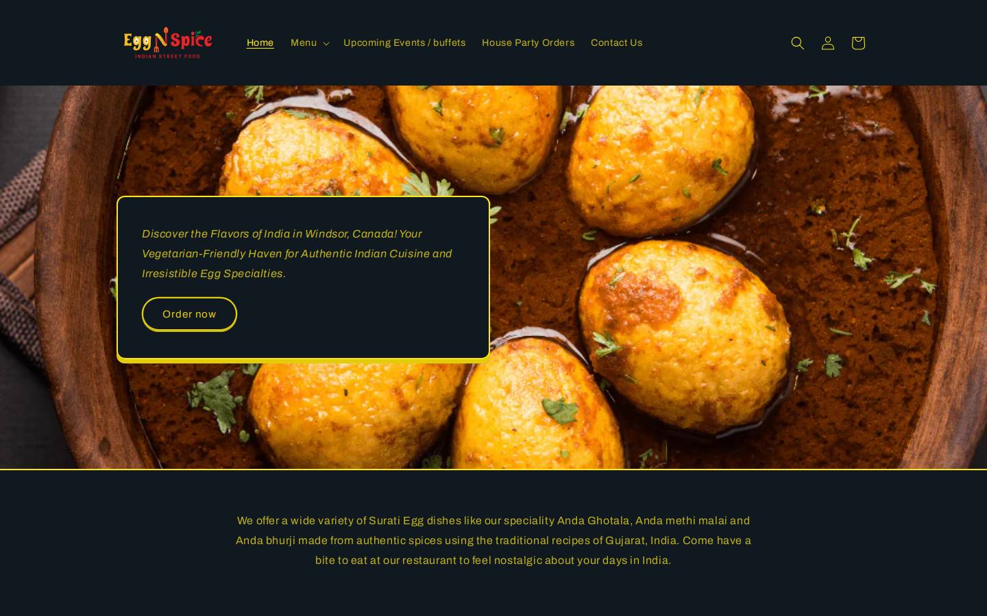 eggolicious.ca homepage screenshot