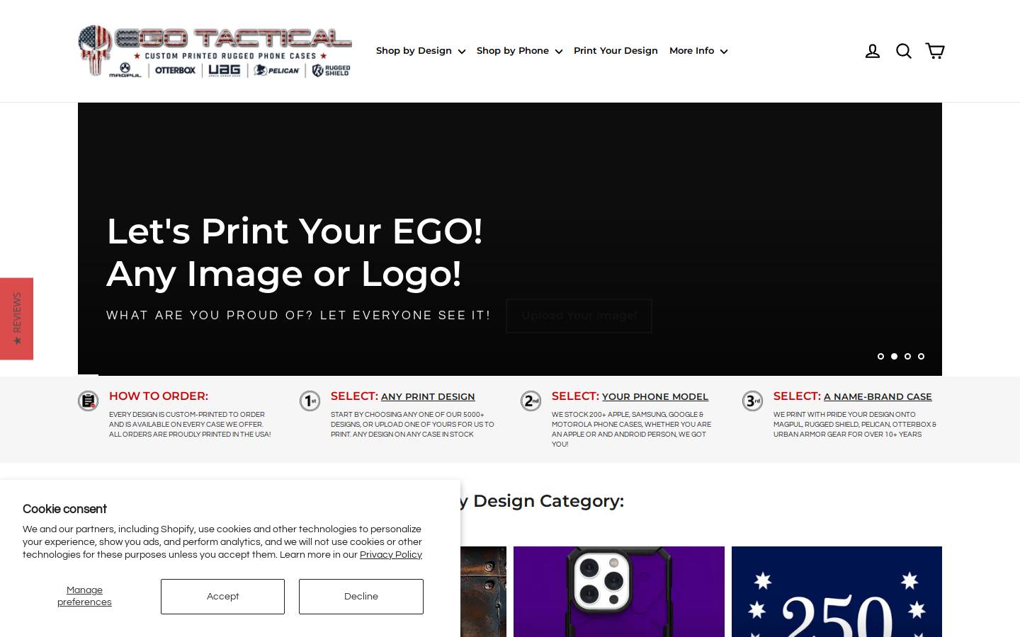 egotactical.com homepage screenshot