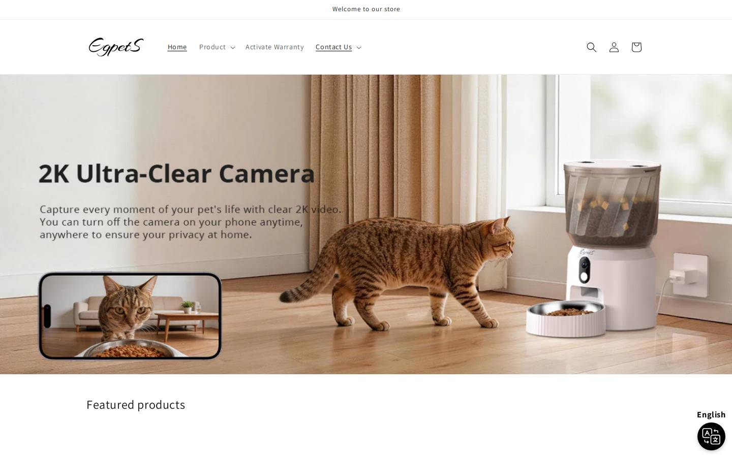 egpets.net homepage screenshot